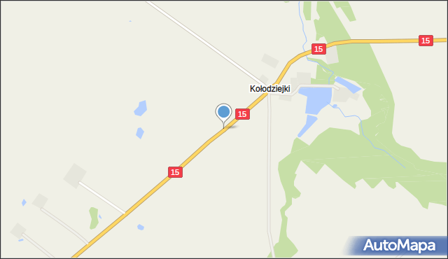 Kołodziejki, Kołodziejki, mapa Kołodziejki