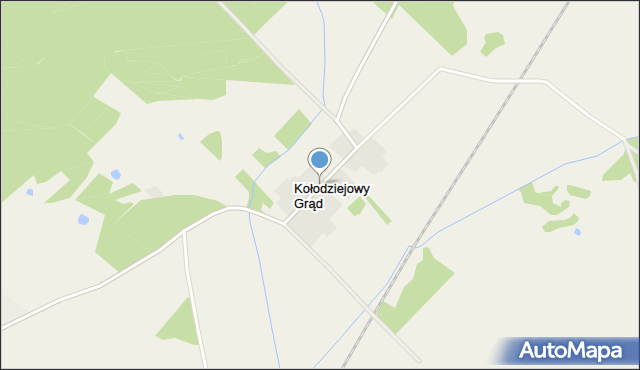 Kołodziejowy Grąd, Kołodziejowy Grąd, mapa Kołodziejowy Grąd