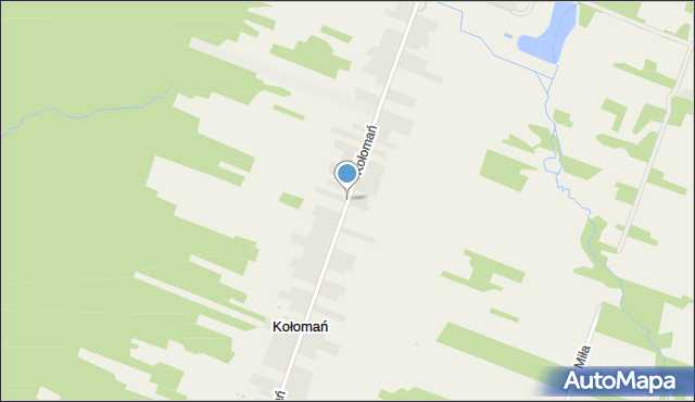 Kołomań, Kołomań, mapa Kołomań