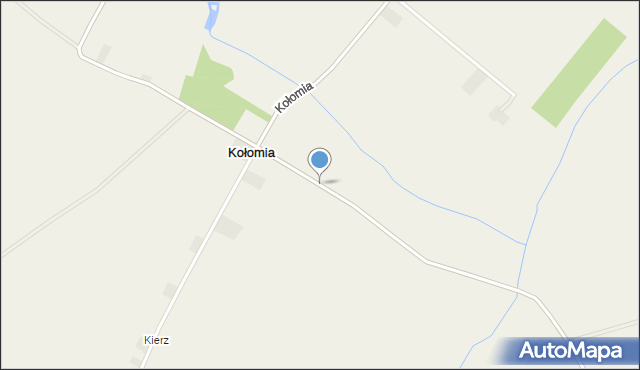 Kołomia gmina Nowe Ostrowy, Kołomia, mapa Kołomia gmina Nowe Ostrowy