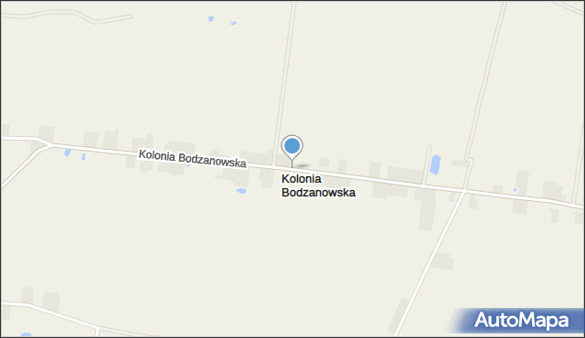 Kolonia Bodzanowska, Kolonia Bodzanowska, mapa Kolonia Bodzanowska