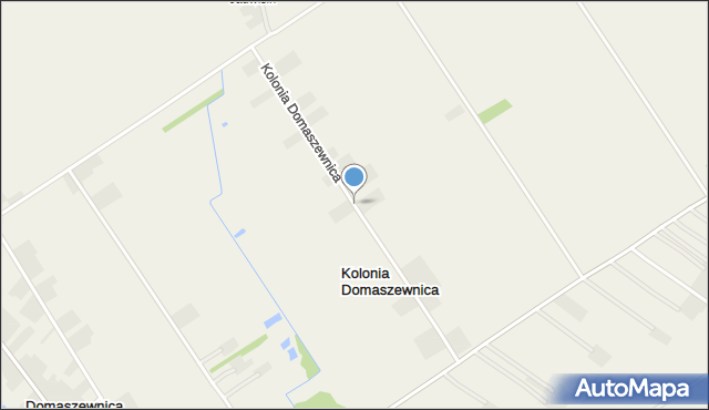 Kolonia Domaszewnica, Kolonia Domaszewnica, mapa Kolonia Domaszewnica