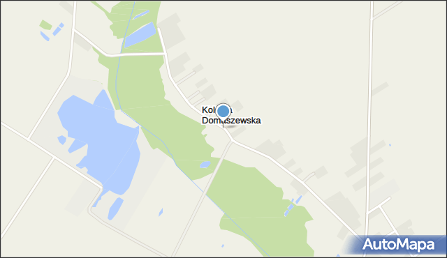 Kolonia Domaszewska, Kolonia Domaszewska, mapa Kolonia Domaszewska