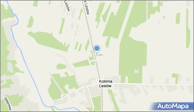 Kolonia Lesiów, Kolonia Lesiów, mapa Kolonia Lesiów