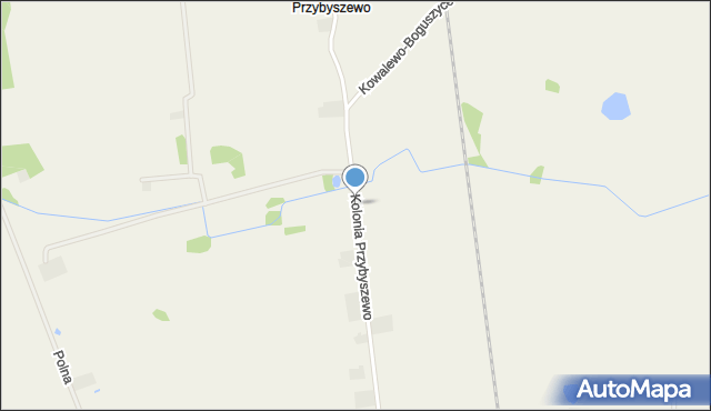 Kolonia Przybyszewo, Kolonia Przybyszewo, mapa Kolonia Przybyszewo