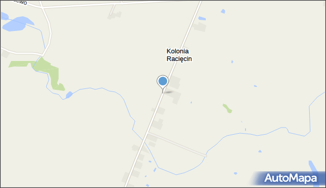 Kolonia Racięcin, Kolonia Racięcin, mapa Kolonia Racięcin