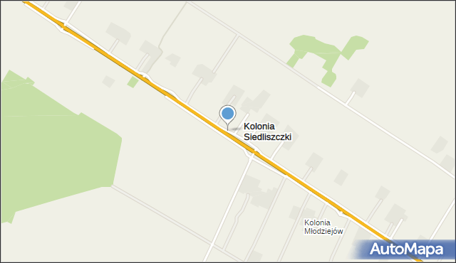 Kolonia Siedliszczki, Kolonia Siedliszczki, mapa Kolonia Siedliszczki