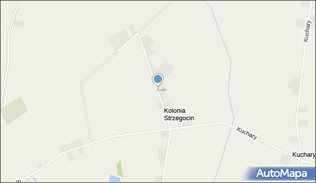 Kolonia Strzegocin, Kolonia Strzegocin, mapa Kolonia Strzegocin