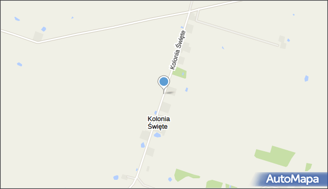 Kolonia Święte, Kolonia Święte, mapa Kolonia Święte