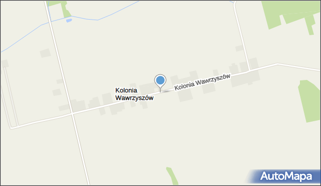 Kolonia Wawrzyszów, Kolonia Wawrzyszów, mapa Kolonia Wawrzyszów