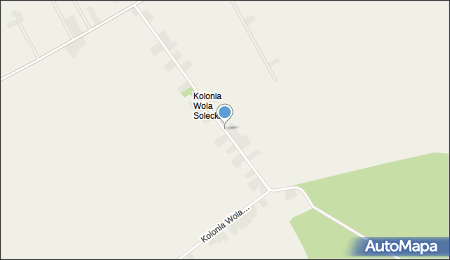 Kolonia Wola Solecka, Kolonia Wola Solecka, mapa Kolonia Wola Solecka