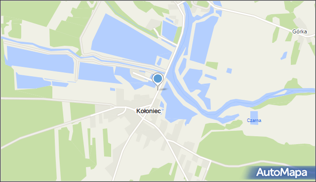 Kołoniec, Kołoniec, mapa Kołoniec