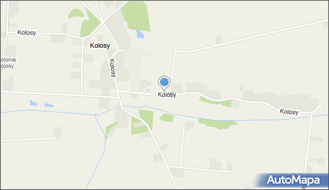 Kolosy, Kolosy, mapa Kolosy