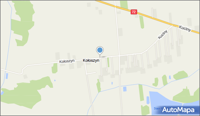 Kołoszyn, Kołoszyn, mapa Kołoszyn