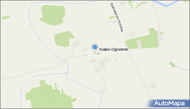 Kołpin-Ogrodniki, Kołpin-Ogrodniki, mapa Kołpin-Ogrodniki