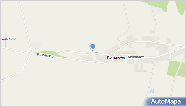 Komarowo, Komarowo, mapa Komarowo