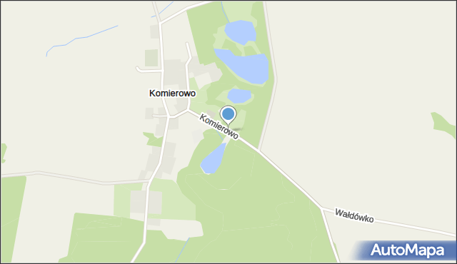 Komierowo, Komierowo, mapa Komierowo