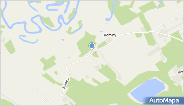 Kominy, Kominy, mapa Kominy