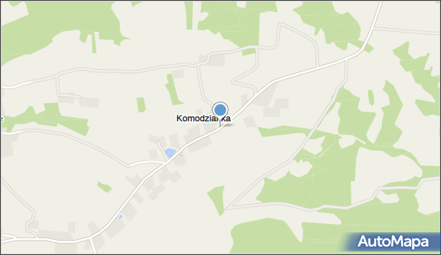 Komodzianka, Komodzianka, mapa Komodzianka