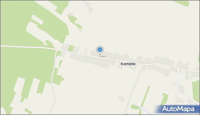 Komórki, Komórki, mapa Komórki