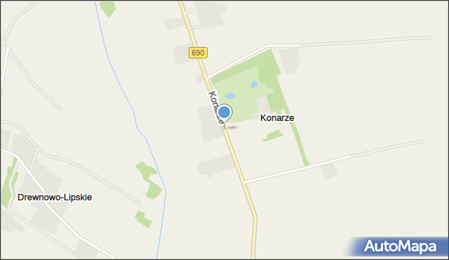 Konarze, Konarze, mapa Konarze