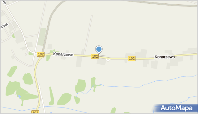 Konarzewo gmina Karnice, Konarzewo, mapa Konarzewo gmina Karnice