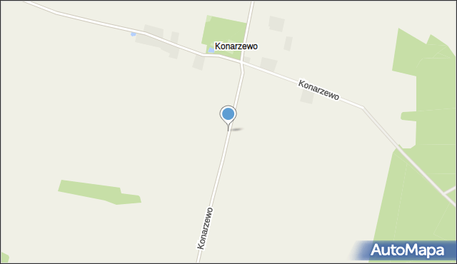 Konarzewo gmina Rawicz, Konarzewo, mapa Konarzewo gmina Rawicz