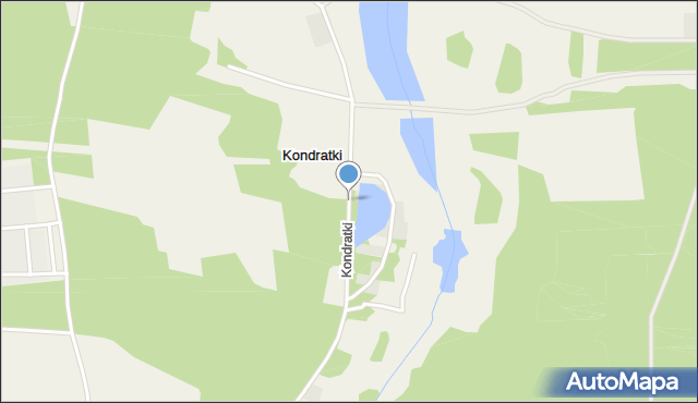 Kondratki, Kondratki, mapa Kondratki