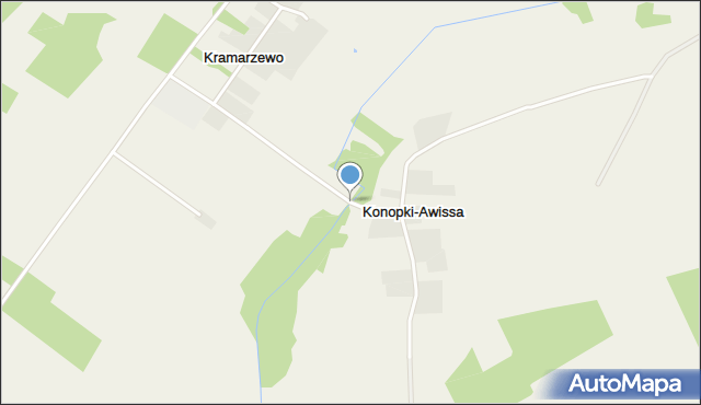 Konopki-Awissa, Konopki-Awissa, mapa Konopki-Awissa