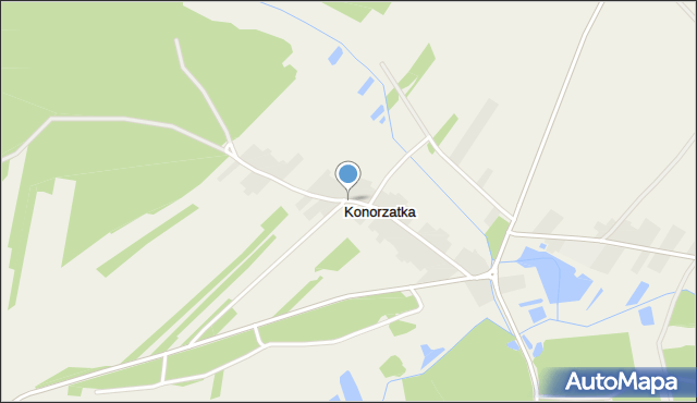 Konorzatka, Konorzatka, mapa Konorzatka