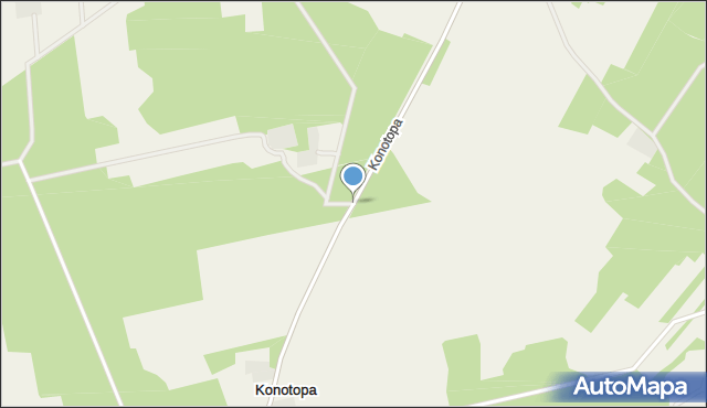 Konotopa gmina Strzegowo, Konotopa, mapa Konotopa gmina Strzegowo