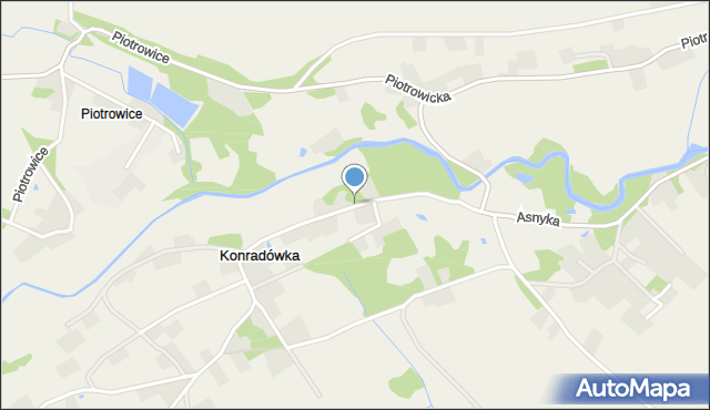 Konradówka, Konradówka, mapa Konradówka