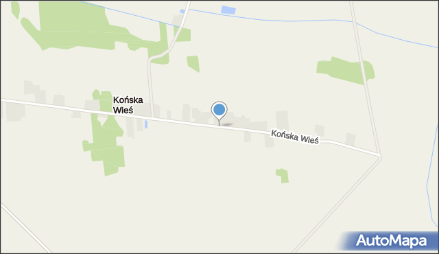 Końska Wieś, Końska Wieś, mapa Końska Wieś