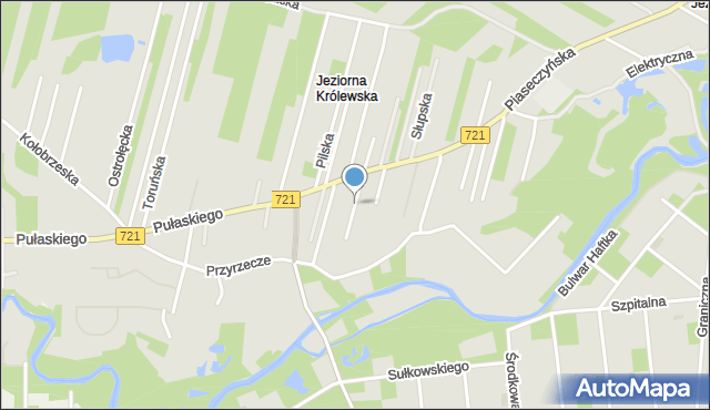 Konstancin-Jeziorna, Koszalińska, mapa Konstancin-Jeziorna