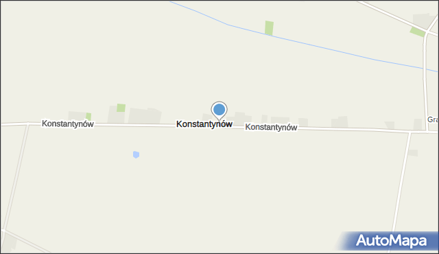 Konstantynów gmina Kocierzew Południowy, Konstantynów, mapa Konstantynów gmina Kocierzew Południowy