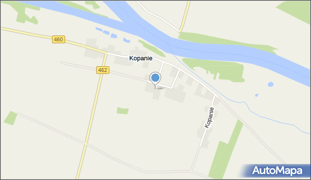 Kopanie gmina Skarbimierz, Kopanie, mapa Kopanie gmina Skarbimierz