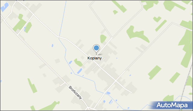 Koplany, Koplany, mapa Koplany