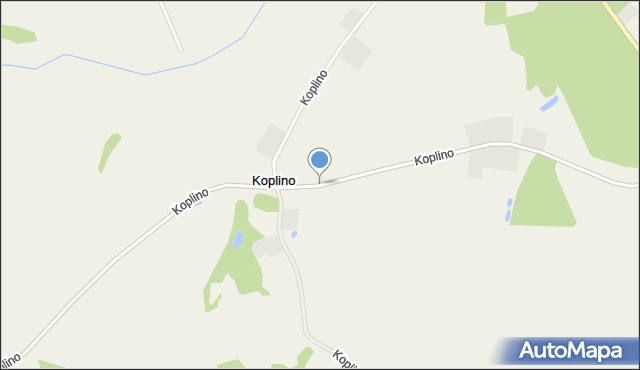 Koplino, Koplino, mapa Koplino