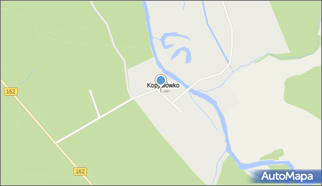 Kopydłówko, Kopydłówko, mapa Kopydłówko