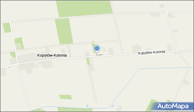 Kopytów-Kolonia, Kopytów-Kolonia, mapa Kopytów-Kolonia