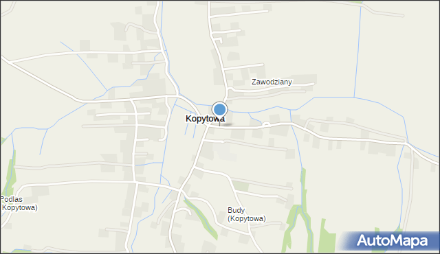 Kopytowa, Kopytowa, mapa Kopytowa