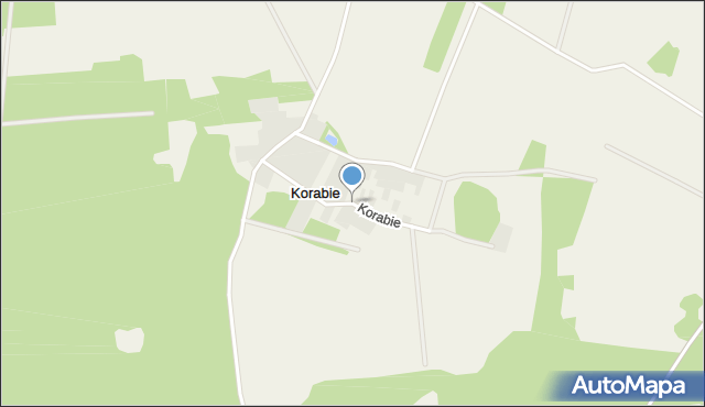 Korabie, Korabie, mapa Korabie