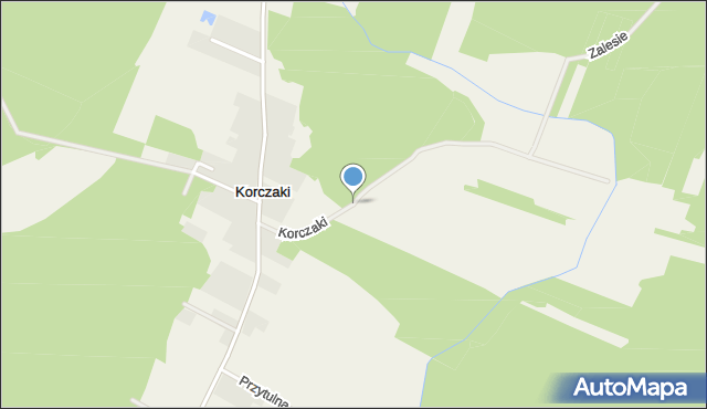 Korczaki, Korczaki, mapa Korczaki