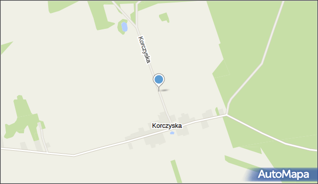 Korczyska, Korczyska, mapa Korczyska