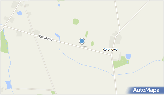 Koronowo gmina Lipno, Koronowo, mapa Koronowo gmina Lipno