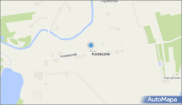 Korzecznik, Korzecznik, mapa Korzecznik