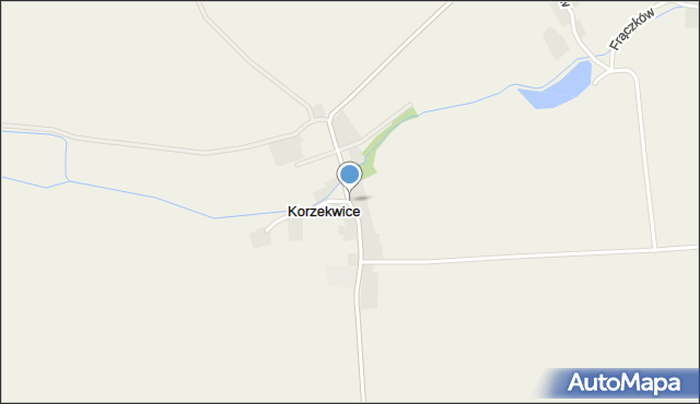 Korzekwice, Korzekwice, mapa Korzekwice