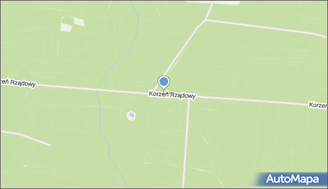 Korzeń Rządowy, Korzeń Rządowy, mapa Korzeń Rządowy