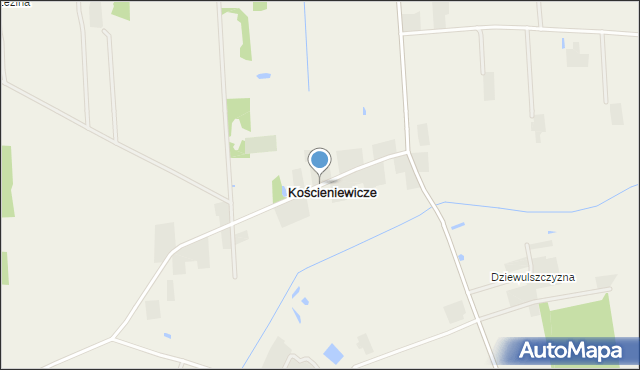 Kościeniewicze, Kościeniewicze, mapa Kościeniewicze