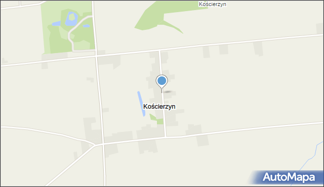 Kościerzyn, Kościerzyn, mapa Kościerzyn